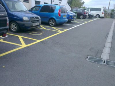 Wolverhampton line markings for car parks